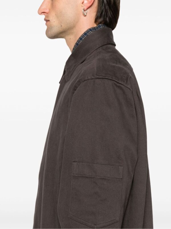 Acne Studios zip-up twill cotton overshirt - Image 5