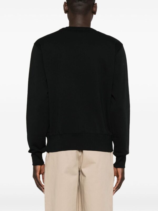 Acne Studios face logo-appliqué cotton sweatshirt - Image 5