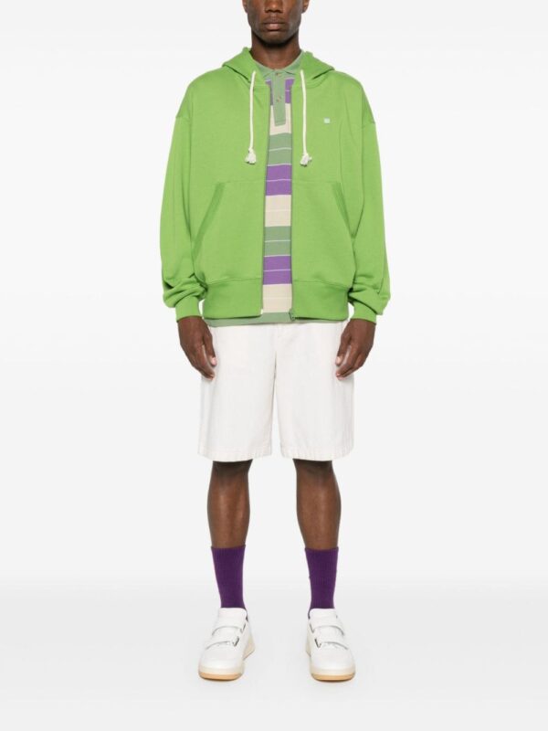 Acne Studios organic cotton zip-up hoodie - Image 2