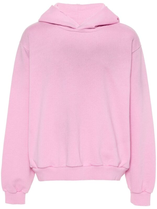 Acne Studios logo-print distressed hoodie