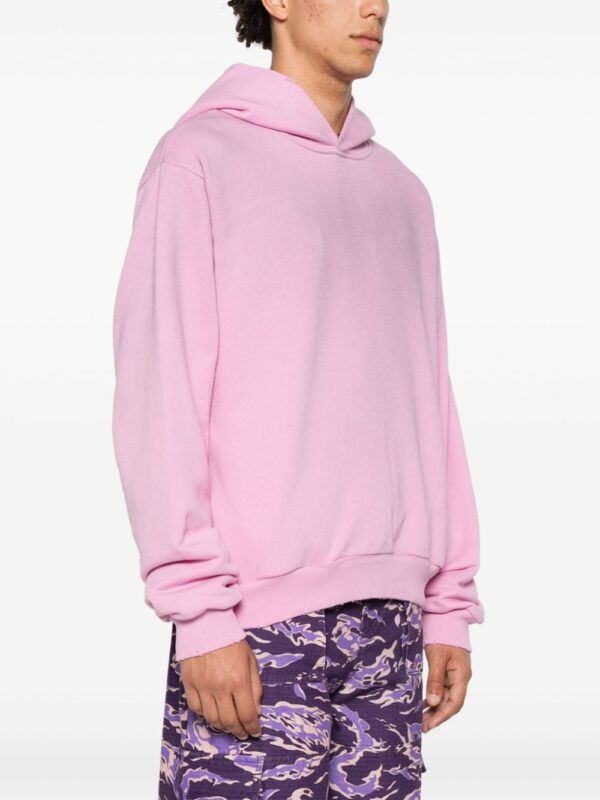 Acne Studios logo-print distressed hoodie - Image 5