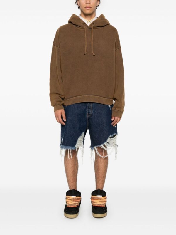 Acne Studios logo-appliqué organic-cotton hoodie - Image 2