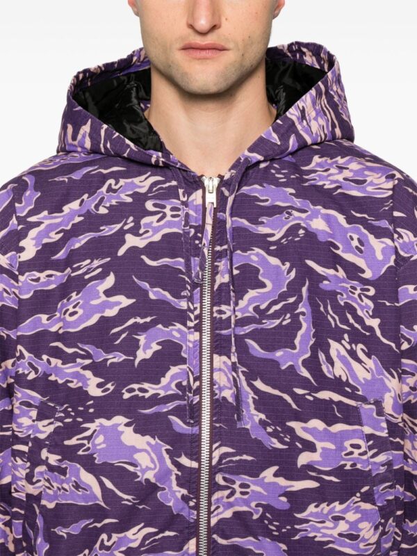 Acne Studios camouflage-print hooded padded jacket - Image 5