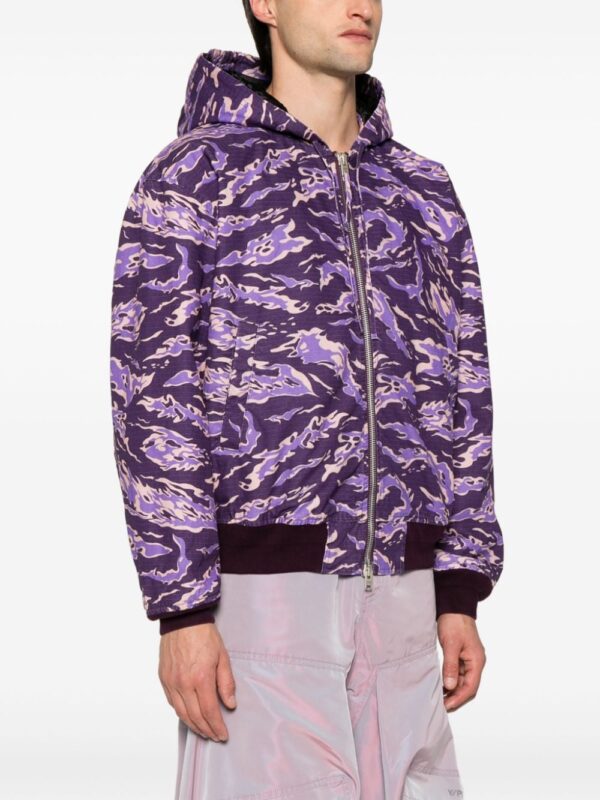 Acne Studios camouflage-print hooded padded jacket - Image 3