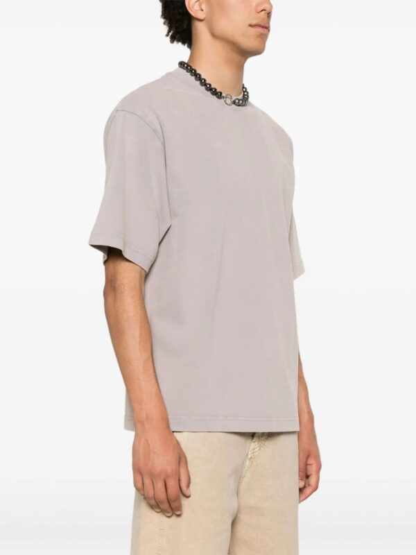 Acne Studios  logo-appliqué cotton T-shirt - Image 4