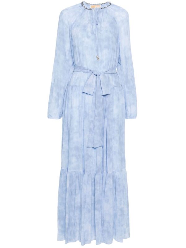 Versace Allover cut-out jacquard minidress