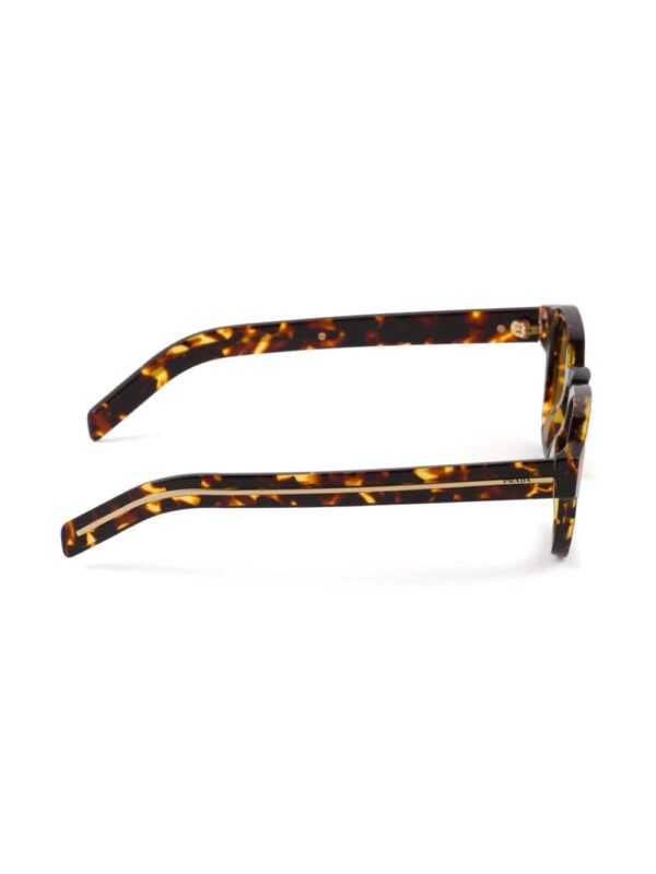 Prada Eyewear logo-plaque square-frame sunglasses - Image 3