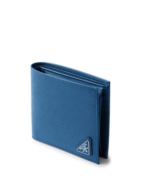 Prada triangle-logo leather wallet - Image 3