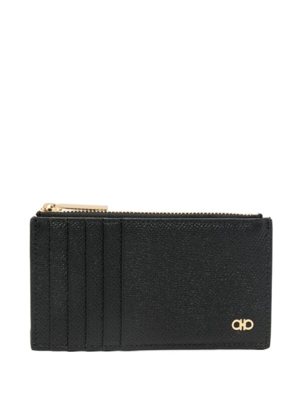 Ferragamo Gancini leather cardholder