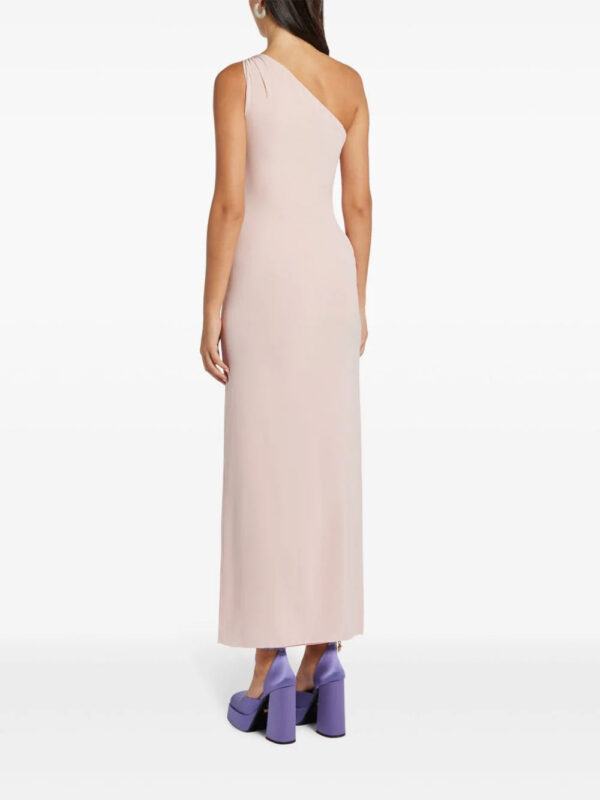 Versace  one-shoulder silk maxi dress - Image 4