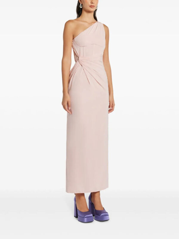 Versace  one-shoulder silk maxi dress - Image 3