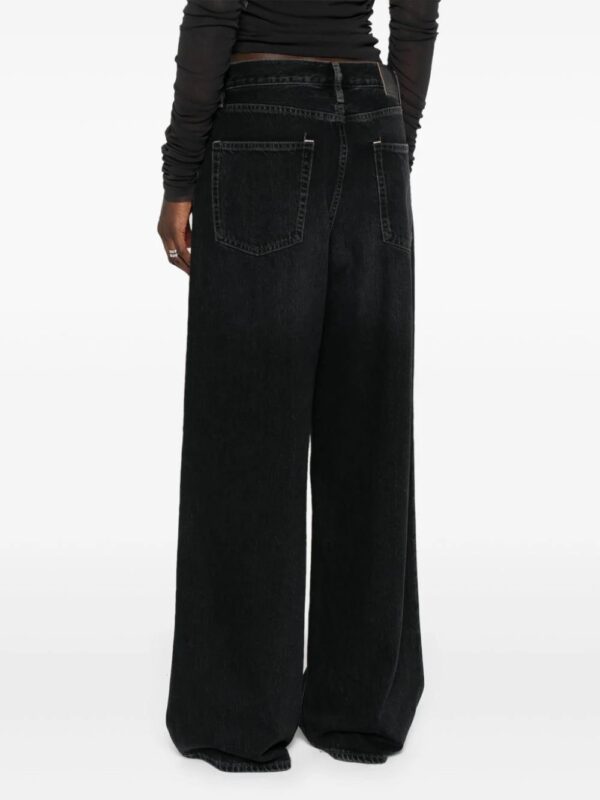 Acne Studios  low-rise wide-leg jeans - Image 4