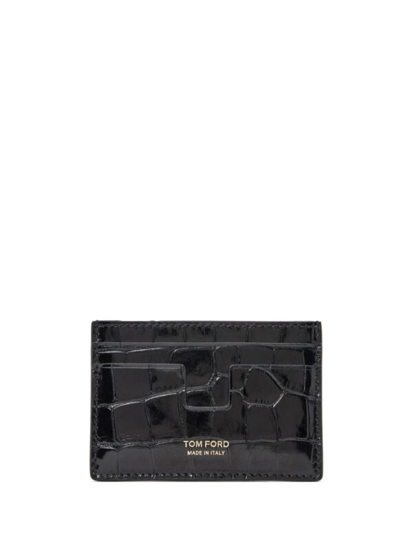 TOM FORD crocodile-effect leather cardholder - Image 2