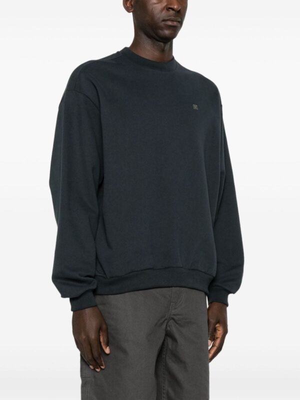 Acne Studios Face-patch cotton sweatshirt - Image 4