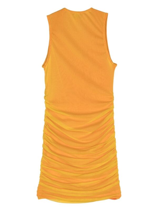 Saint Laurent draped mesh minidress - Image 2