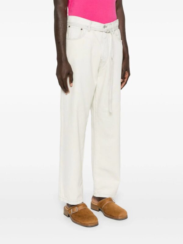 Acne Studios  belted tapered-leg jeans - Image 4