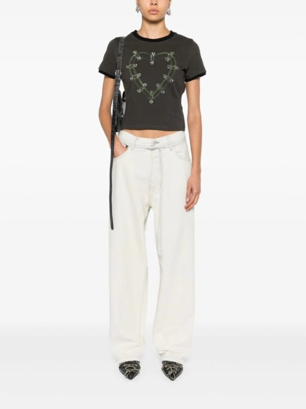 Acne Studios  belted tapered-leg jeans - Image 2