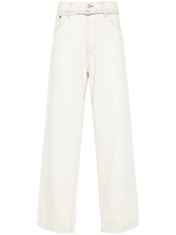 Acne Studios  belted tapered-leg jeans