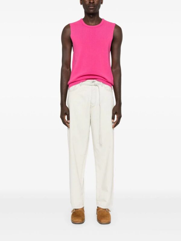 Acne Studios  belted tapered-leg jeans - Image 3