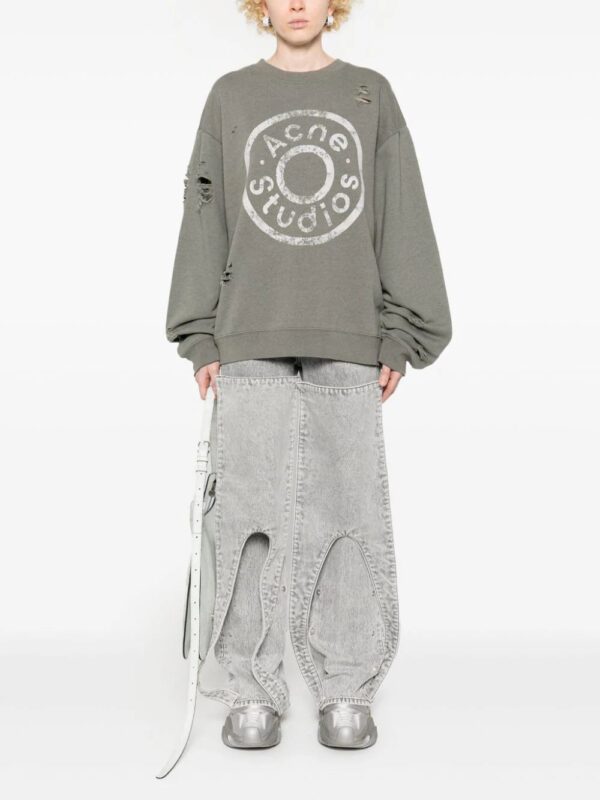 Acne Studios  logo-print sweatshirt - Image 3