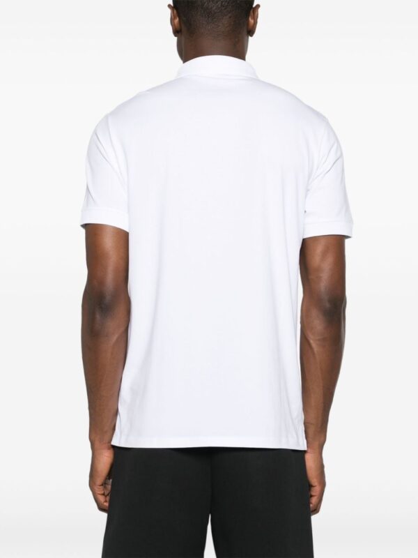 Karl Lagerfeld logo-print jersey polo shirt - Image 4