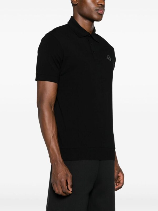 Karl Lagerfeld logo-print reflective detailing polo shirt - Image 3