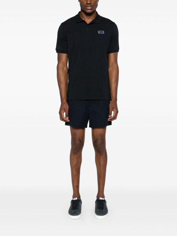 Karl Lagerfeld logo-patch jersey polo shirt - Image 2
