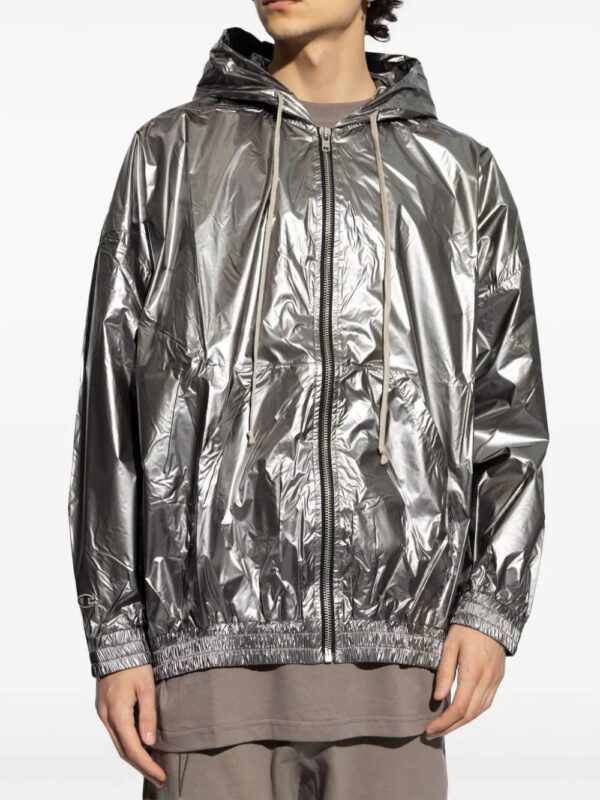 Rick Owens X Champion  Jumbo Jason's zip-up hooded jacket - Image 3