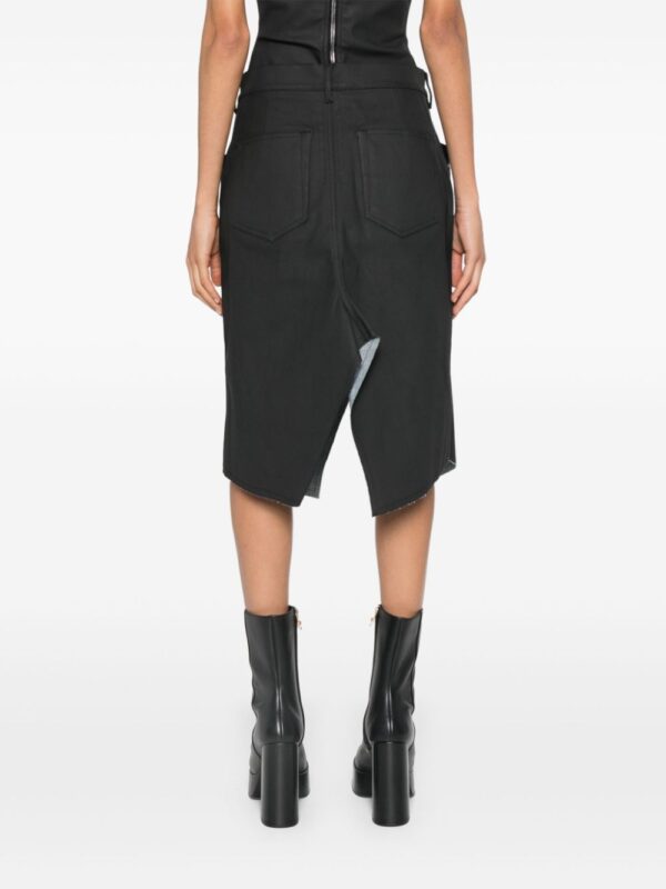 Rick Owens  slivered midi skirt - Image 4