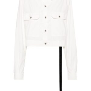 Rick Owens DRKSHDW  detachable-sleeves poplin jacket