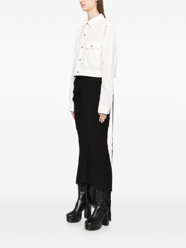 Rick Owens DRKSHDW  detachable-sleeves poplin jacket - Image 3