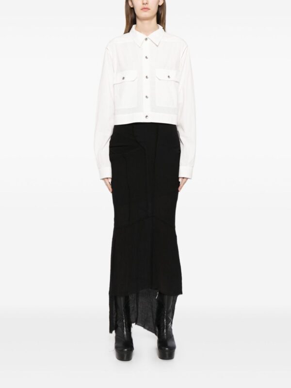 Rick Owens DRKSHDW  detachable-sleeves poplin jacket - Image 2