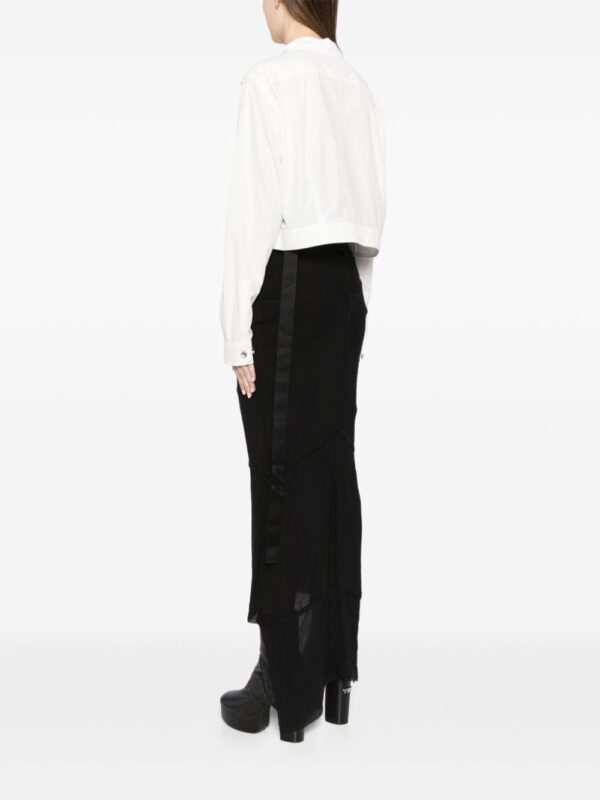 Rick Owens DRKSHDW  detachable-sleeves poplin jacket - Image 4