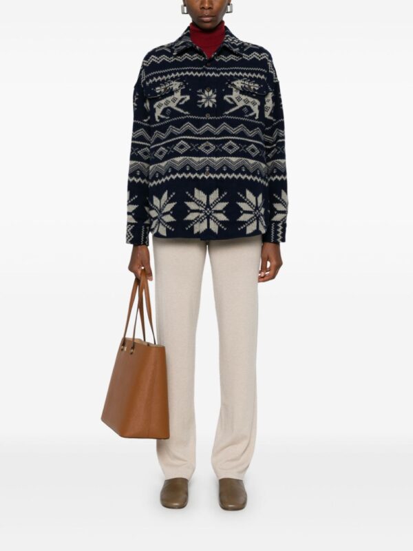 Polo Ralph Lauren  pattern-jacquard overshirt - Image 2