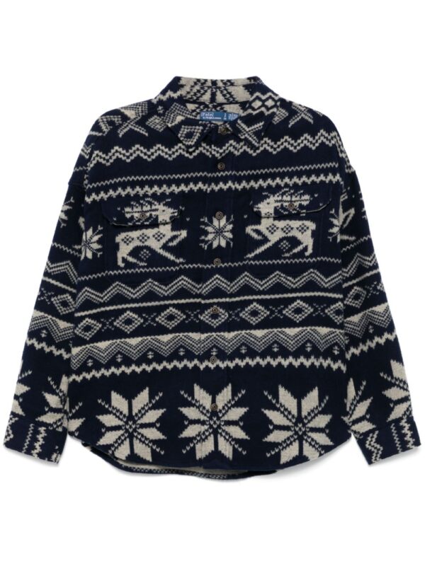 Polo Ralph Lauren  pattern-jacquard overshirt
