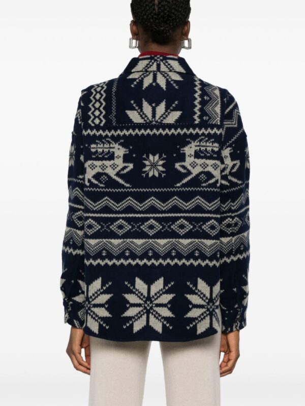 Polo Ralph Lauren  pattern-jacquard overshirt - Image 4