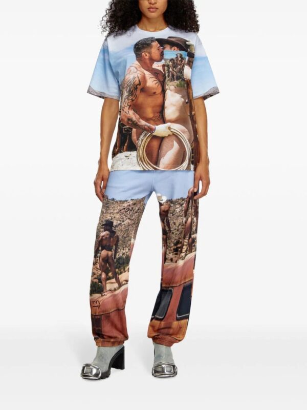 Diesel  x ToFF photograph-print track pants - Image 3