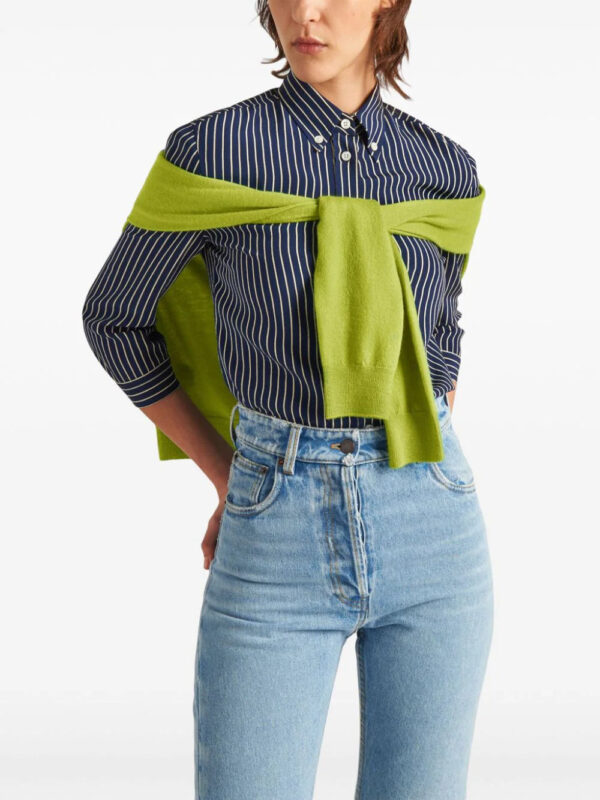 Prada  high-rise straight jeans - Image 4