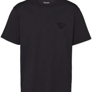 Prada  logo-patch cotton T-shirt