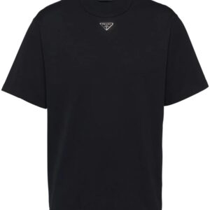 Prada  triangle-logo cotton T-shirt