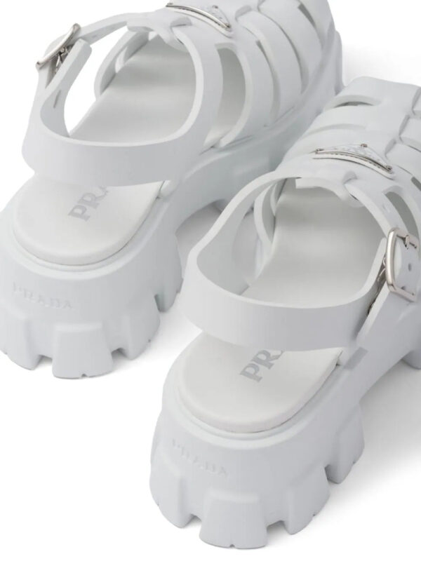 Prada  Monolith platform sandals - Image 4