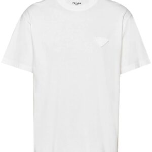 Prada  triangle-logo cotton T-shirt