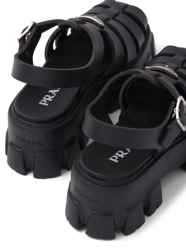 Prada  55mm caged platform sandals - Image 4