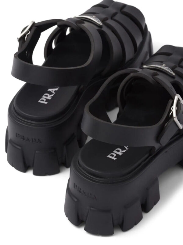 Prada  55mm caged platform sandals - Image 4