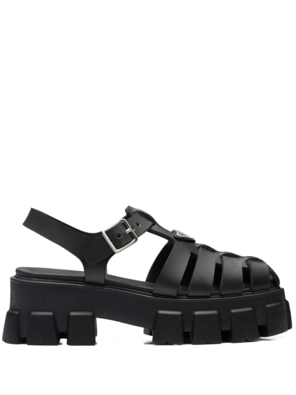 Prada  55mm caged platform sandals