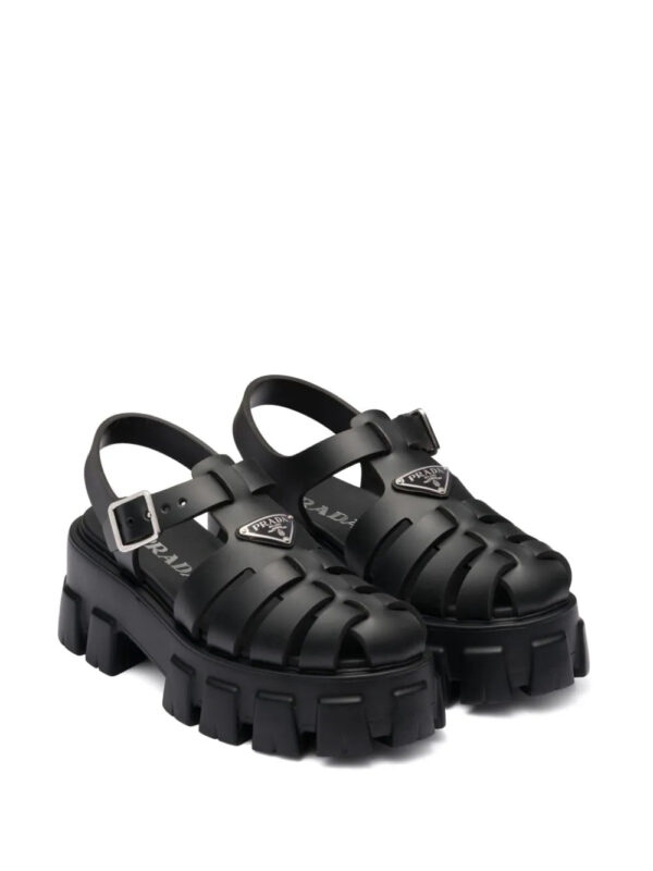 Prada  55mm caged platform sandals - Image 2