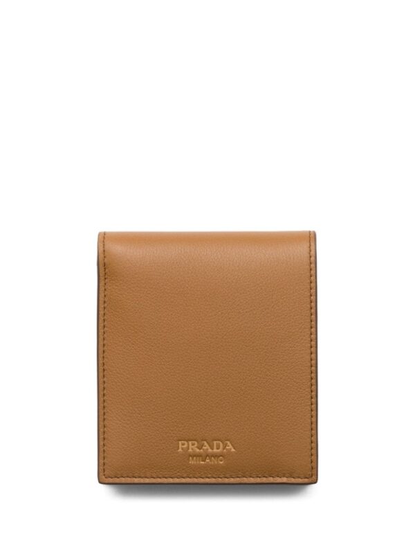 Prada logo-debossed leather wallet