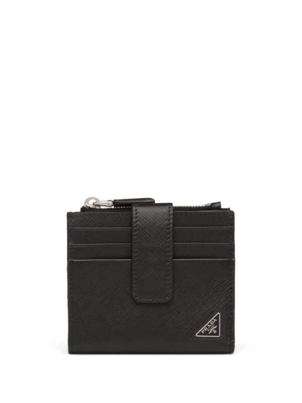Prada saffiano-leather bi-fold cardholder