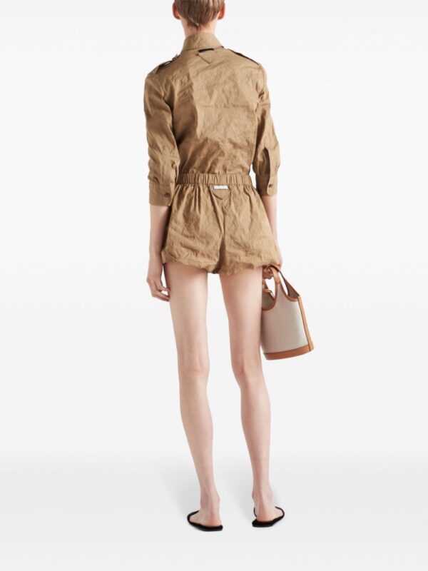 Prada  crinkled poplin shirt - Image 4