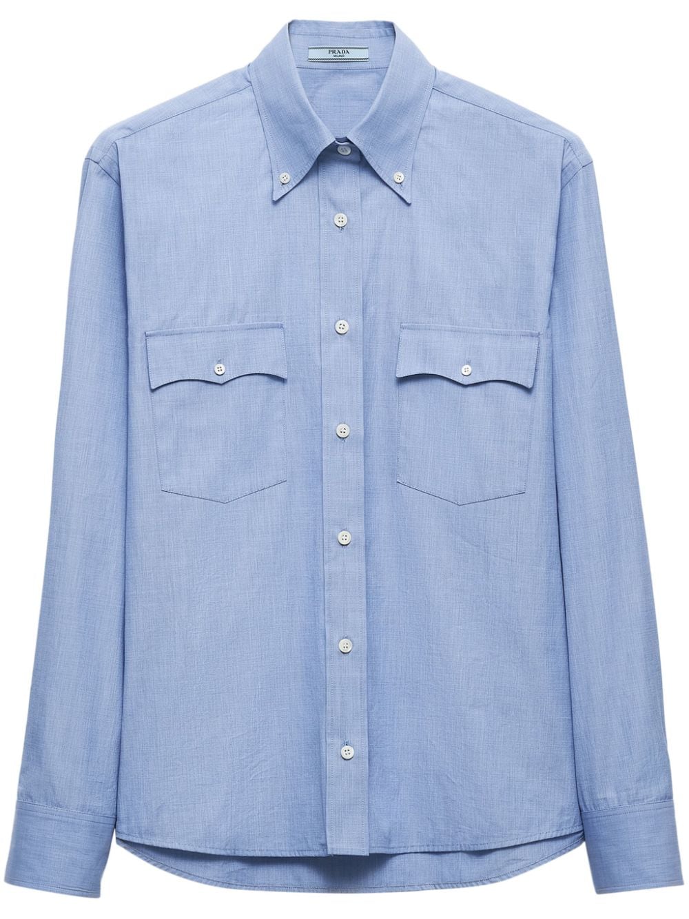 Prada long-sleeve cotton shirt